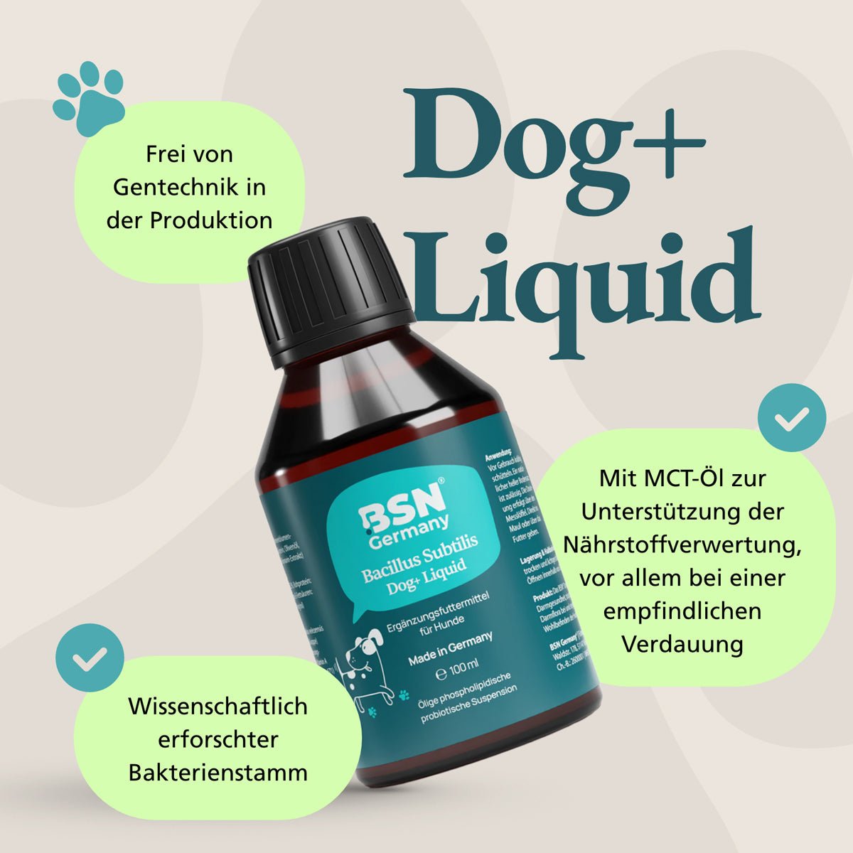 BSN® Dog+ Bacillus Subtilis Liquid für Hunde