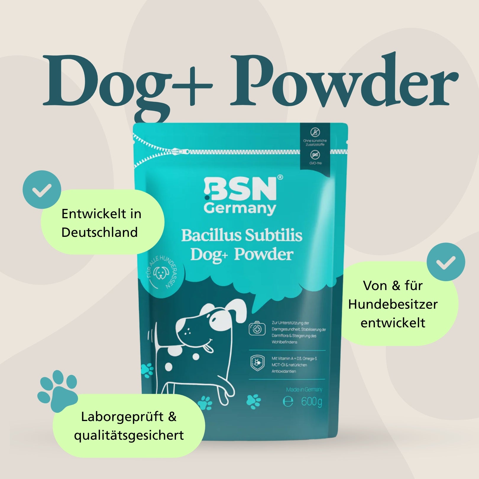 BSN® Dog+ Bacillus Subtilis Powder für Hunde