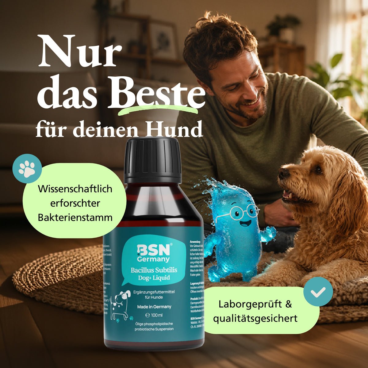 BSN® Dog+ Bacillus Subtilis Liquid für Hunde - Nur das Beste für deinen Vierbeiner