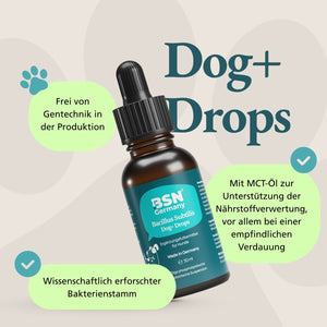 BSN® Dog+ Bacillus Subtilis Probiotika Drops für Hunde