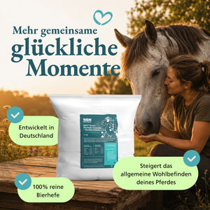 BSN® Pferde-Bierhefe-Granulat mit Bacillus Subtilis für Pferde - Mehr gemeinsame glückliche Momente