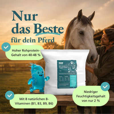 BSN Horse+ Bierhefe-Pulver mit Selen für Pferde