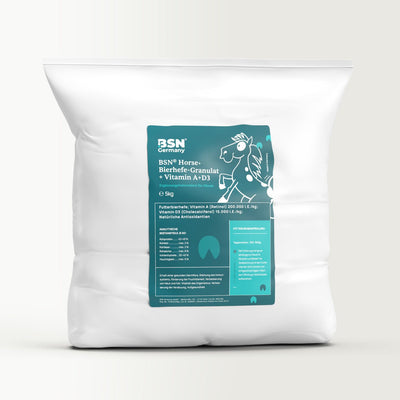 BSN® Horse+ Bierhefe-Granulat für Pferde mit Vitamin A und D3