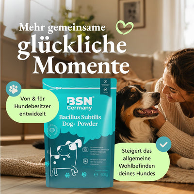 BSN® Dog+ Bacillus Subtilis Powder für Hunde - Mehr gemeinsame glückliche Momente