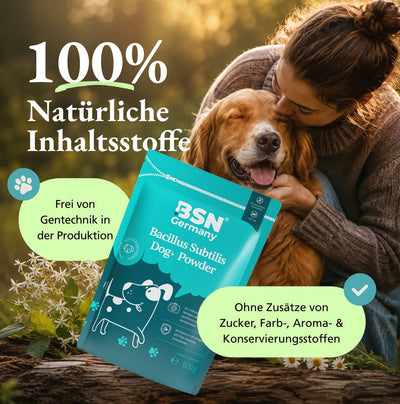 BSN® Dog+ Bacillus Subtilis Powder - 100& natürliche Inhaltsstoffe